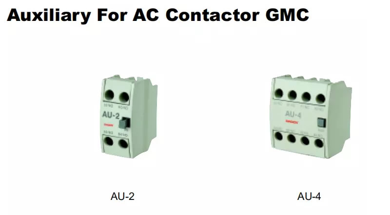 Auxiliary For AC Contactor GMC